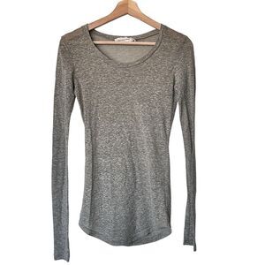 Isabel Marant Etoile XS long sleeves lightweight Linen Blend beige top